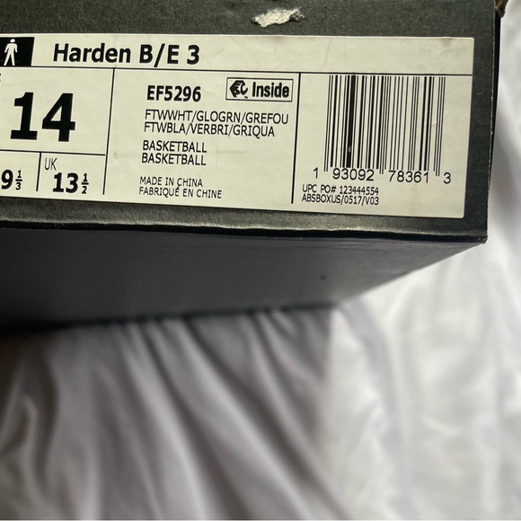 James Harden B/E 3 size 14 adidas Men’s Basketball shoes - Picture 5 of 5